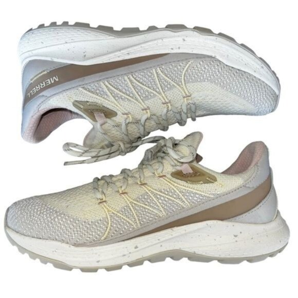 Merrell Bravada Sneakers Womens 10W White & Beige Mesh Lightweight Trail Walking - Picture 4 of 11